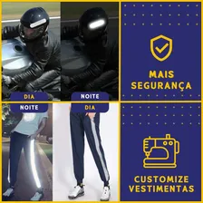 Fita Faixa Refletiva Uniformes Prata 100m X 5cm Largura Foto mini 4