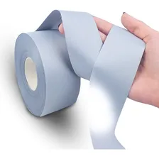 Fita Faixa Refletiva Uniformes Prata 100m X 5cm Largura Foto mini 1