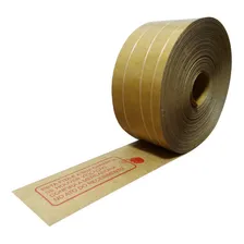 Fita Gomada Com Reforço Impresso Antiviolação - Kit 10 Rolos Foto mini 1