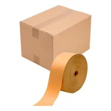 Fita Gomada Sem Reforço Papel Kraft 70mm Rolo 1kg Foto mini 3