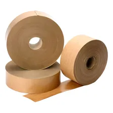 Fita Gomada Sem Reforço Papel Kraft 70mm Rolo 1kg Foto mini 1