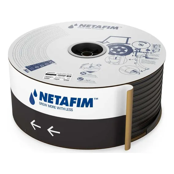 Fita Gotejadora parede 8 mil Netafim 1.60l/h 30cm 2500m Foto 1