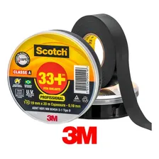 Fita Isolante 3m Scotch 33+ 19mmx20m Profissional Premium Foto mini 2