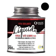 Fita Isolante Líquida Preta 200ml Quimatic Tapmatic Foto mini 3