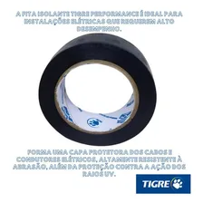 Fita Isolante Tigre Performance 19mm X 10 Mt Preta 750 Volts Foto mini 2