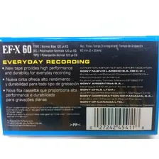 Fita K7 Sony Efx-60 Caixa C/ 10 Unidades Lacradas Foto mini 2