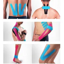 Fita Kinesio Tape Bandagem Fisioterapia Alivio Muscular Foto mini 4