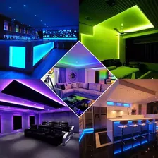 Fita Led 10m Ultra Rgb 3528 Prova Dagua + Fonte + Controle Foto mini 2