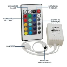 Fita Led 5 Metros 3528 Rgb 270 Leds Com Silicone Ip65 Foto mini  2
