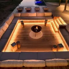 Fita Led 5050 Branca Quente C/fonte110v 10metros Provadágua Luz Branco-quente Tensão De Operação 110v 127v Foto mini 4