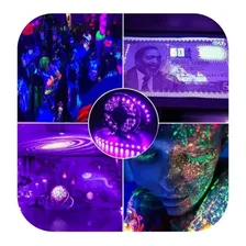 Fita Led 5050 Ip20 Uv Luz Negra Serigrafia + Fonte 10a + P4 Luz Ultravioleta Tensão De Operação Foto mini  3