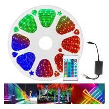 Fita Led 5050 Rgb C/ 1 Controle+fonte 220v 10metros Ip65 Foto mini 1