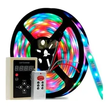 Fita Led 5m Digital 6803 Rgb 328 Efeitos Ip67 Ip67 30lpm Foto mini 2