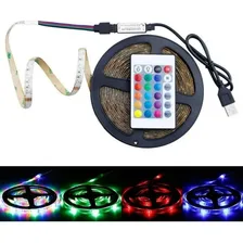 Fita Led 5m Ultra Rgb 3528 + Fonte + Controle Foto  mini 1