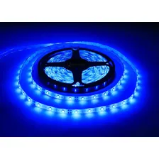 Fita Led Azul 3528 Ip65 Siliconada 12v Dupla Face Com Fonte Foto mini 3