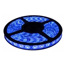 Fita Led Azul 5 Metros 5050 Dupla Face 12v Com Silicone Foto mini 1