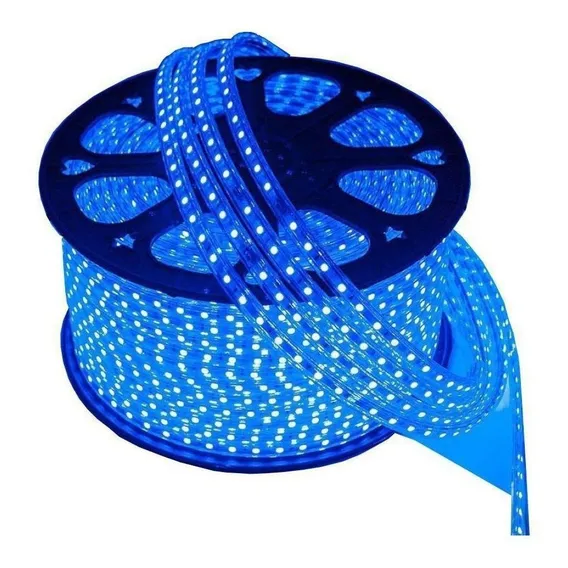 Fita LED Azy Comercial Smart Fita Led 5050 azul 220V Foto 1