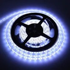 Fita Led Branca Fria 5mts Dupla Face 5050 12v 300leds Foto  mini 1