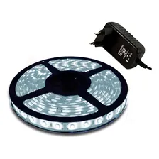Fita Led Branco Frio 5050 5 Metros Prova Dagua + Fonte Foto mini 1