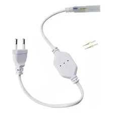 Fita Led Chata 9 Metros 3000k Branco Quente + Conector Luz Branco-quente 127v Foto mini 2