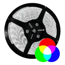 Fita Led Com 5 Metros 5050 Rgb + Fonte 3a 12v + Controlador Foto  mini 1