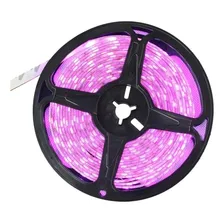 Fita Led Com 5m 5050 Rosa Aprova D`agua C/ Silicone 12V Foto  mini 1