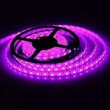 Fita Led Com 5m 5050 Rosa Aprova D`agua C/ Silicone 12V Foto mini  2