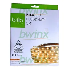 Fita Led Dimerizável Brilia 4,4w/m 2700k Ip66 Rolo 5m - 127v Foto mini 3