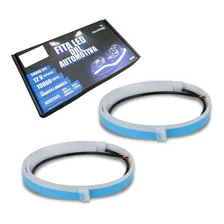 Fita Led Dual Color Drl 30cm Branco E Amarelo 12v Resistente Foto mini 1