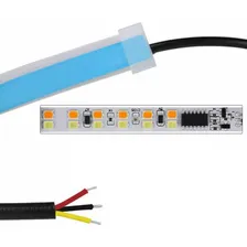 Fita Led Dual Color Drl 30cm Branco E Amarelo 12v Resistente Foto mini 2