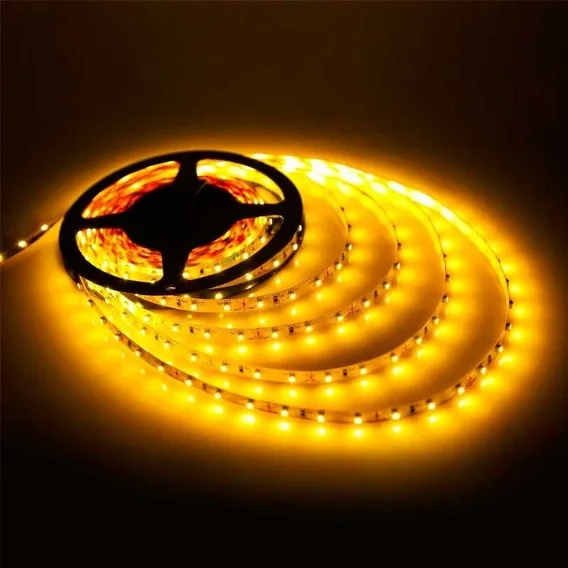 Fita Led Lp Magazine 5 Metros 3528 12v C/ Silicone E Dupla Face Foto 1