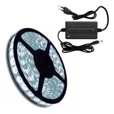 Fita Led MB C/5m 5050 Branco Frio C/ Silicone + Fonte 3a Bivolt Cor da luz Branco-frio Foto mini 1