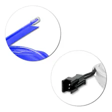 Fita Led Neon 12v Azul 5 Metros Luz Interior Painel Foto mini  2