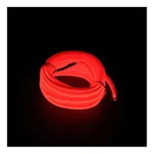Fita Led Neon Vermelho 5 Metro Painel/ Interior Automotivo Foto mini  3