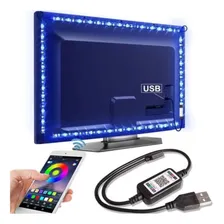 Fita Led P/ Tv Smartv Monitor Colorida Rgb Usb Pc Bluethooth Tensão de operação 5V Foto mini  3