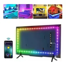 Fita Led P/ Tv Smartv Monitor Colorida Rgb Usb Pc Bluethooth Tensão de operação 5V Foto mini 1