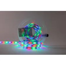 Fita Led Rgb 3528 Rolo 5m + Fonte - Vlx Foto mini  2