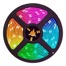 Fita Led Rgb 5050 5mt C/ Fonte + Controle Kit Completo Tensão de operação Foto  mini 1