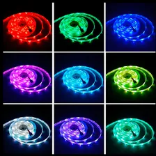 Fita Led Rgb 5050 Rolo 5m 300 Leds Ip65 + Controle + Fonte Foto mini 3