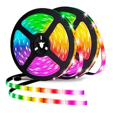 Fita Led Rgb 5050 Rolo 5m 300 Leds Ip65 + Controle + Fonte Foto mini 3