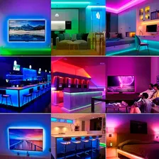 Fita Led Rgb 5050 Rolo 5metro Prova Dágua + Fonte+ Controle Foto mini 4