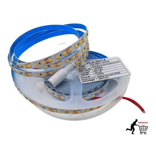 Fita Led VLX 120 Leds Por Metro 3528 12v Ip20 / 5m Foto 1