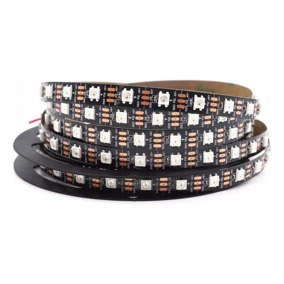 Fita Led Ws2812b Ws2812 Endereçável 5 Metros 300 Leds 5v Foto 1