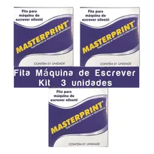 Fita Maquina De Escrever Olivetti Kit 3 Unidades Foto  mini 1