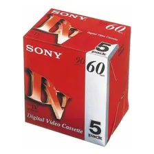 Fita Mini Dv Sony Dvm-60r3 - Caixa Com 05 Unidades Foto mini 2