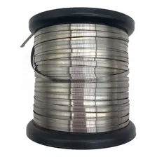 Fita NÃquel Cromo 8020 3x0,3mm Para Seladora - 4 Metros Cor Prateado Foto mini 1