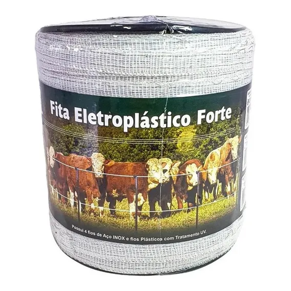 Fita Para Cerca Eletrica Eletroplastico Rural 400 Metros Foto 1
