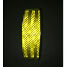 Fita Refletiva Adesiva Luminosa Decorativa Automotiva 5mx5cm Cor Amarelo Foto mini 4