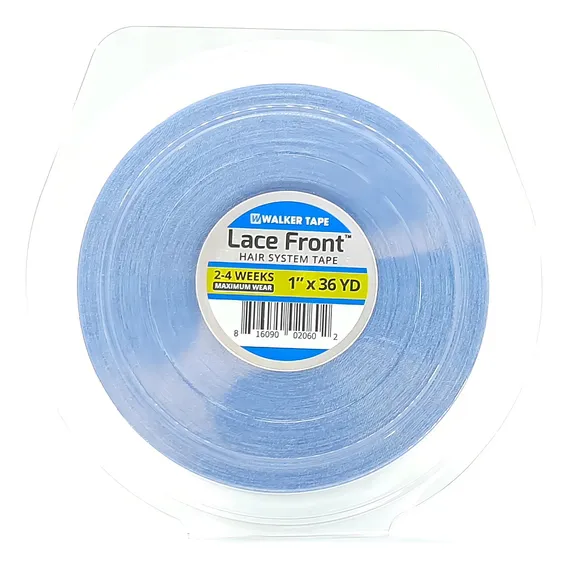 Fita Rolo Adesivo Lace Front Azul 36 Metros 2,5cm Foto 1