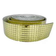 Fita Rolo Espelho 5mmx5mm Artesanato Dourado - 5 Metros Foto mini 4